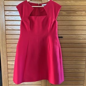 Red Halston Heritage (8) Cocktail Dress
